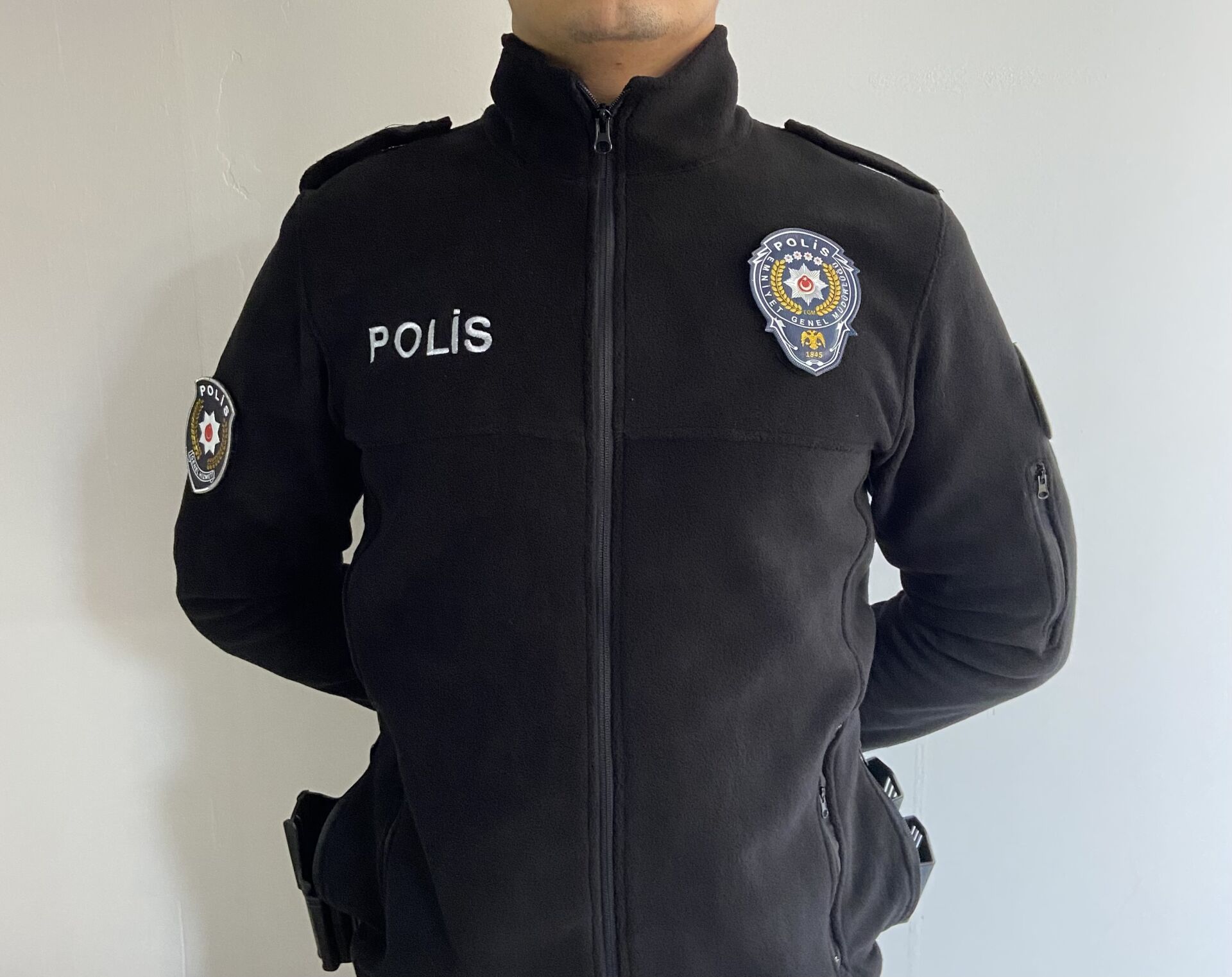SİYAH POLİS POLAR MONT