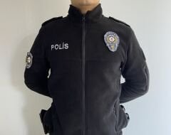 SİYAH POLİS POLAR MONT