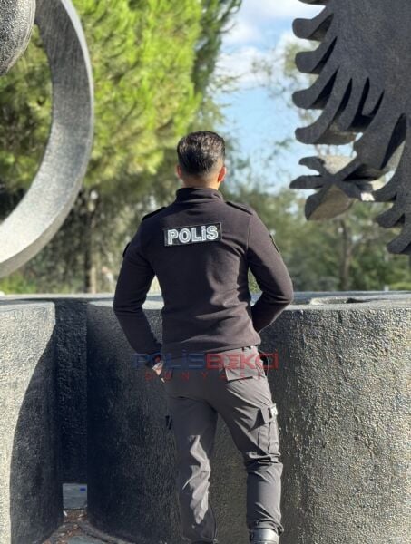 SİYAH POLİS POLAR MONT