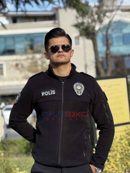 SİYAH POLİS POLAR MONT XXL