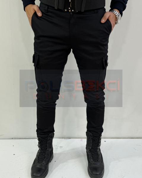 SİYAH LİKRALI ZABITA PANTOLON