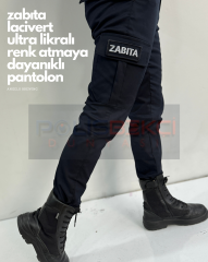 LACİVERT LİKRALI ZABITA PANTOLONU