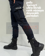 LACİVERT LİKRALI POLİS PANTOLONU 48