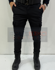 ULTRA LİKRALİ  SİYAH ÖZEL GÜVENLİK PANTOLONU