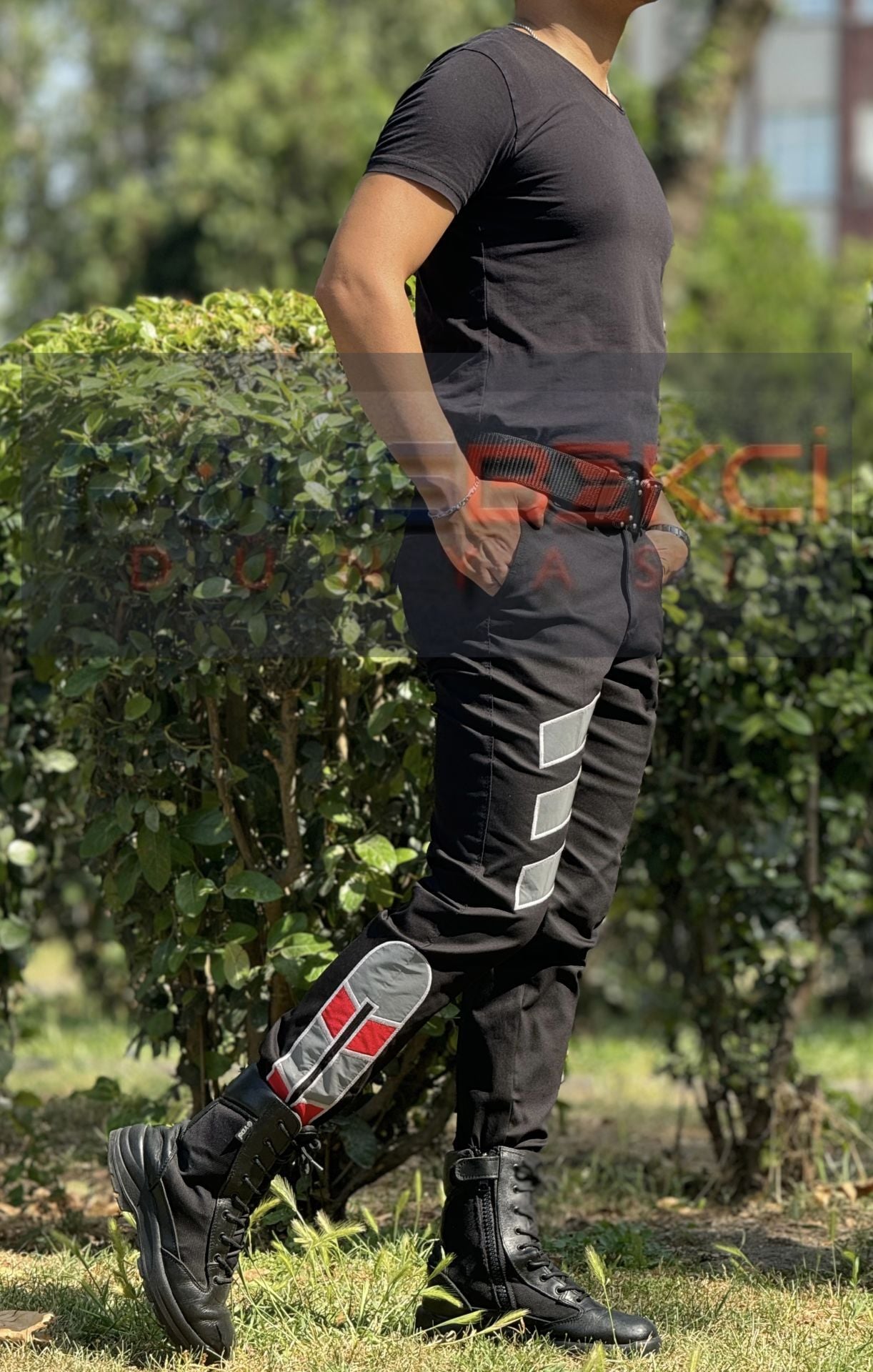 SİYAH ULTRA  LİKRALI YUNUS PANTOLONU 44