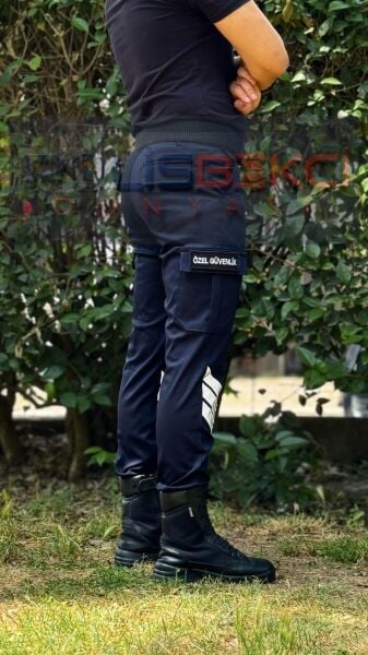 YENİ TİP ULTRA LİKRALI  LACİVERT  GÜVENLİK PANTOLONU