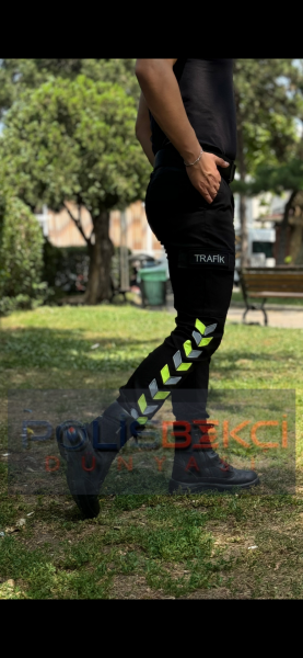 SİYAH ULTRA LİKRALI TRAFİK PANTOLONU 52