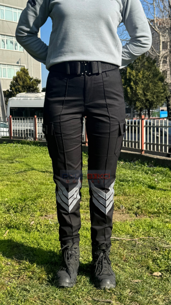 UNİSEX YENİTİP  SİYAH ULTRA LİKRALI GÜVENLİK PANTOLONU