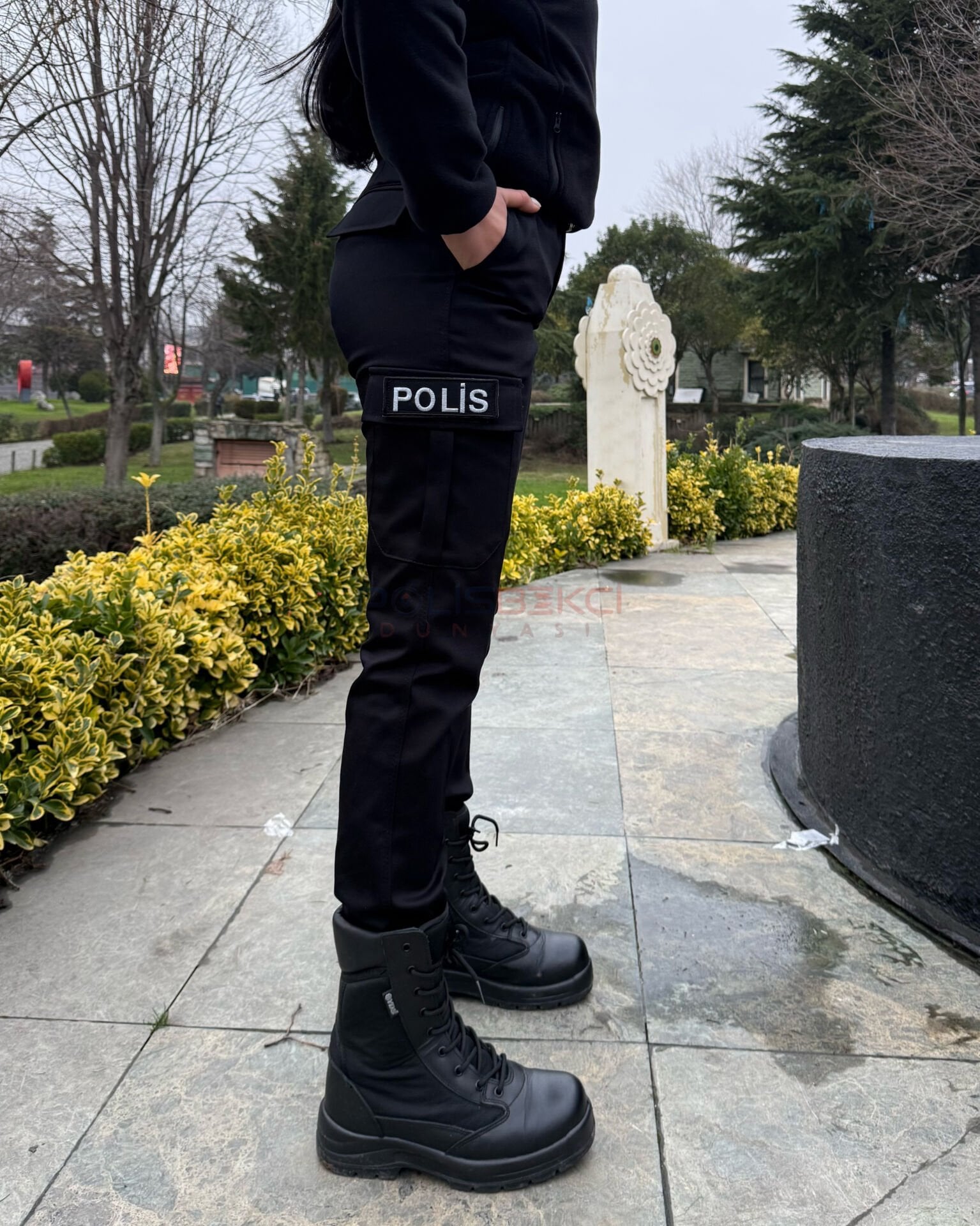 NANO KUMAŞ YENİ NESİL SİYAH UNISEX POLİS PANTOLONU